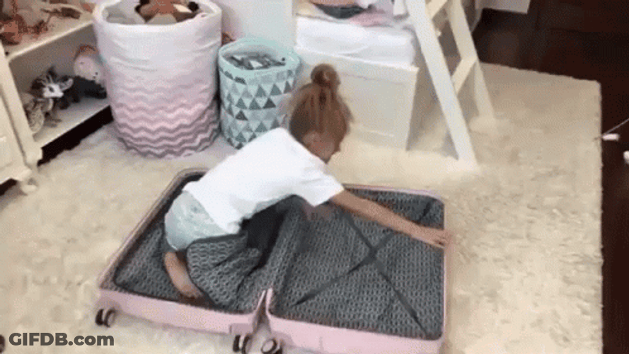 Packing Kid Herself GIF