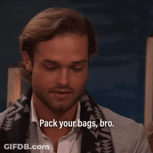 Packing Your Bags Bro GIF