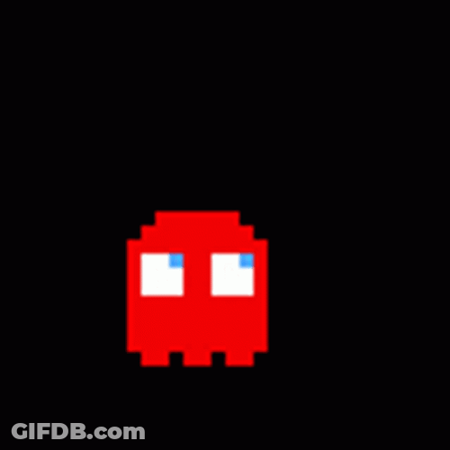 Pacman Different Colors Of Ghosts GIF