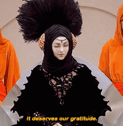 Padme Amidala Gratitude From Star Wars GIF