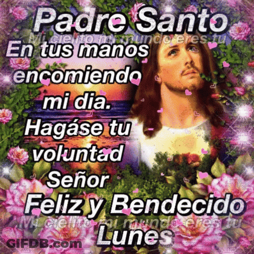 Padre Santo Feliz Lunes Bendecido GIF
