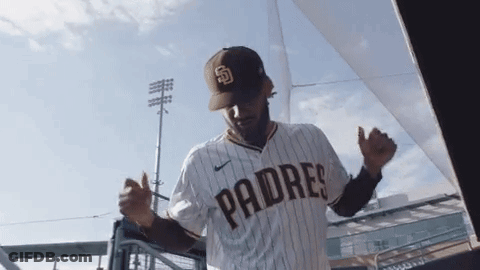 Padres Baseball Player Dancing GIF