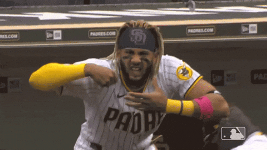 Padres Fernando Tatis Jr Eating Gesture GIF