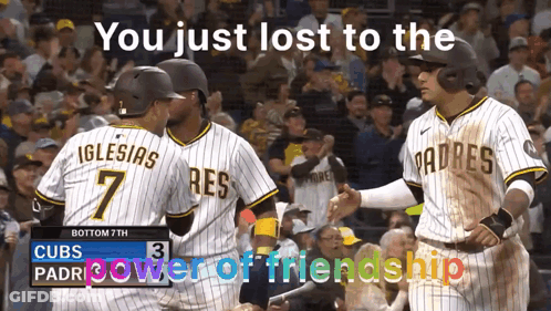 Padres Vs Cubs Baseball Game GIF