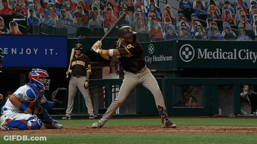 Padres Will Myers Grand Slam Score GIF