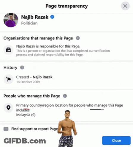 Page Transparency For Najib Razak GIF