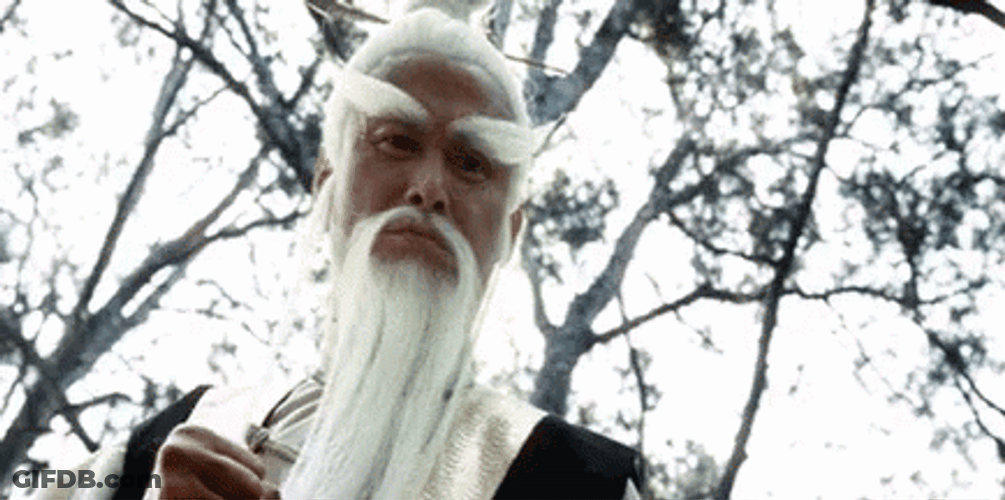 Pai Mei Flipping Beard GIF