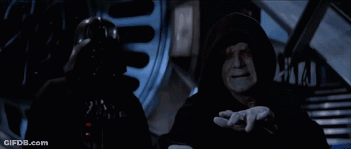 Paid The Price Palpatine Do It GIF