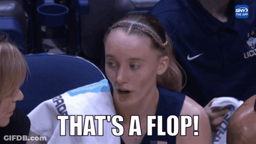Paige Bueckers That's A  Flop GIF
