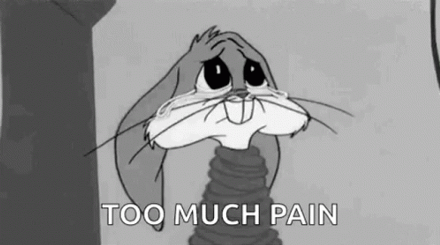 Pain Bugs Bunny GIF