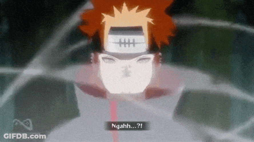 Pain Naruto Causing Wide Explosion GIF