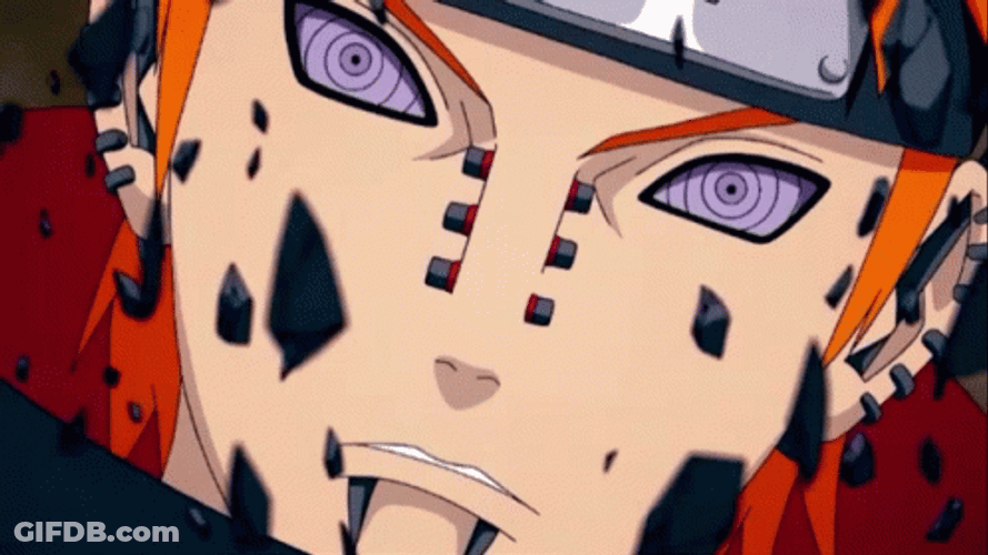 Pain Naruto Cool Moments GIF