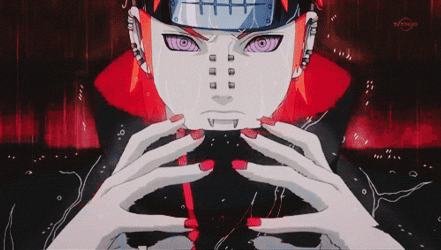 Pain Naruto Doing Hand Seal GIF
