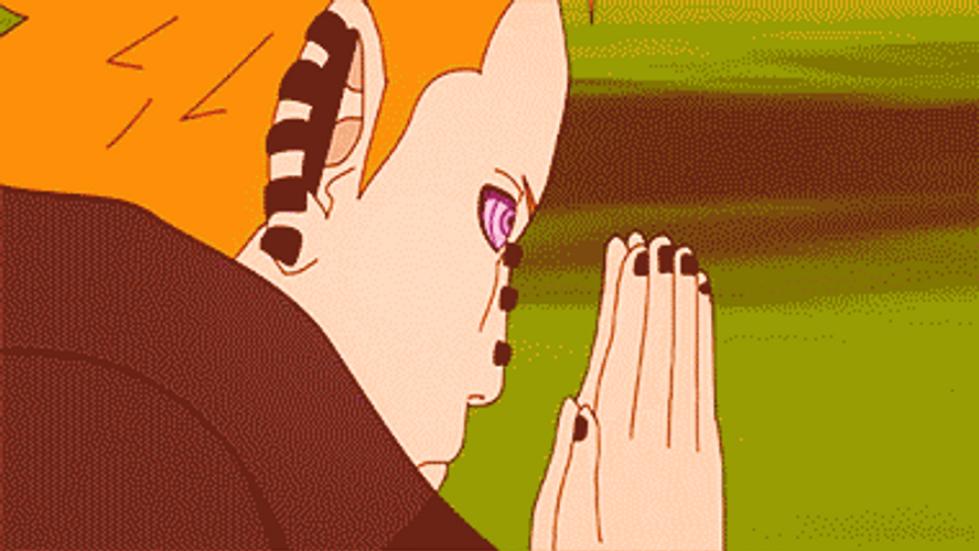 Pain Naruto Emitting Power GIF