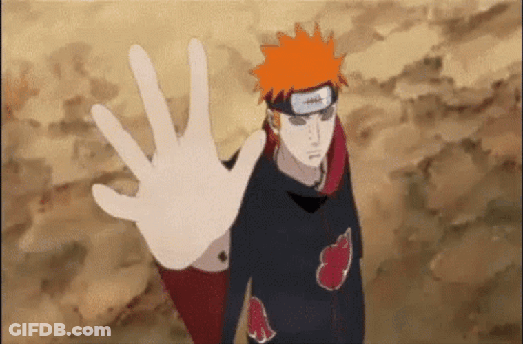 Pain Naruto Manipulating Human Body GIF