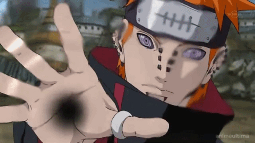 Pain Naruto Palm Black Hole GIF