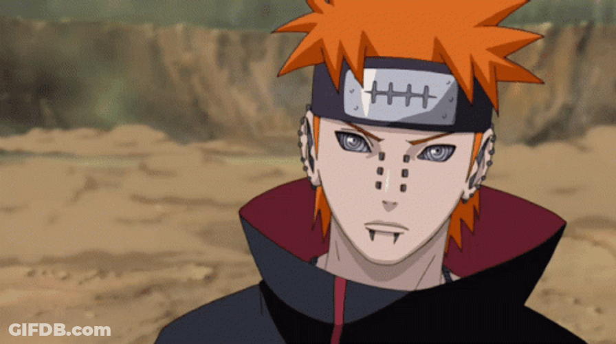 Pain Naruto Talking Seriously GIF