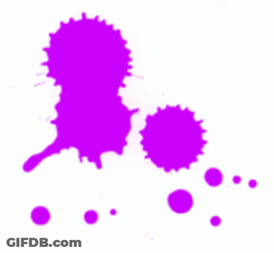 Paint Drop Flashing Colors GIF