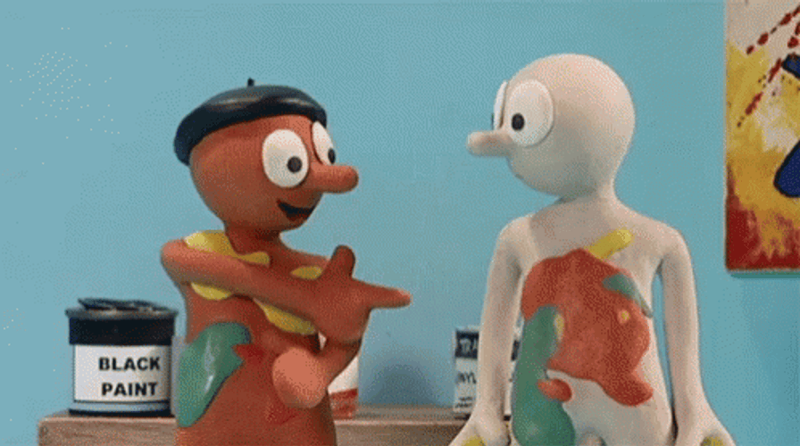 Paint Morph Series Clay Stop Motion GIF