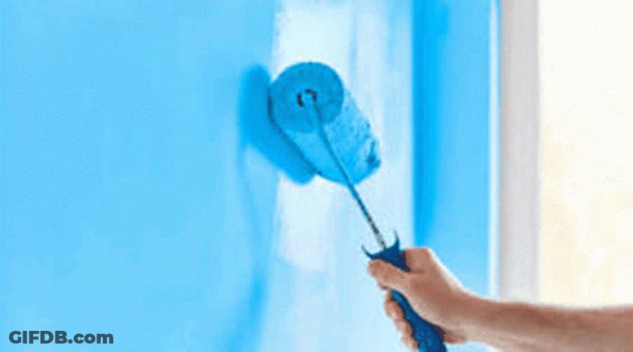 Paint Palette Card Colored Cans GIF