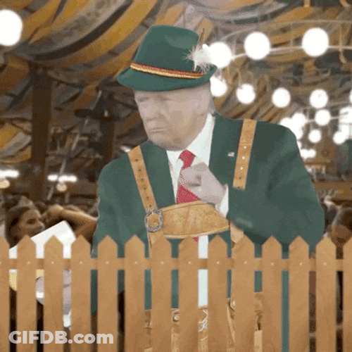 Painter Trump Dance GIF