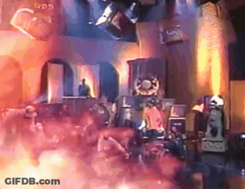 Painting Of Room With Don Sign GIF