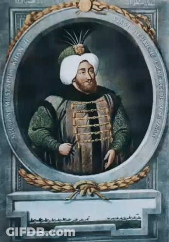 Painting Of Sultan Mustafa Khan GIF