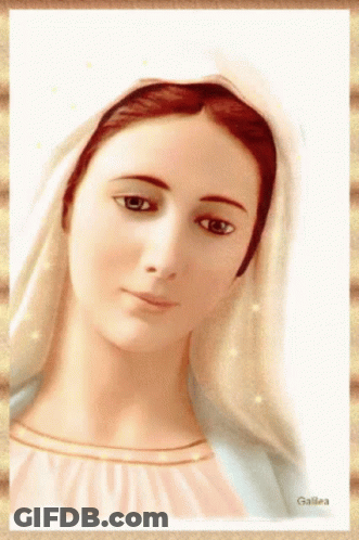 Painting Of Woman Named Galilea GIF