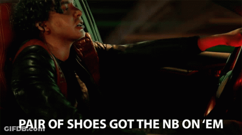 Pair Of Shoes Got The Nb On Em Ghost GIF