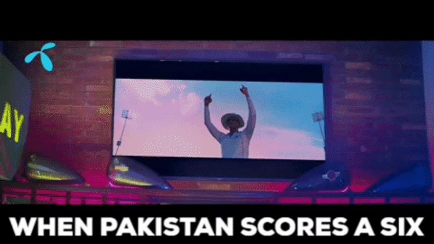 Pakistan Scores A Six In Crickets Meme Game GIF