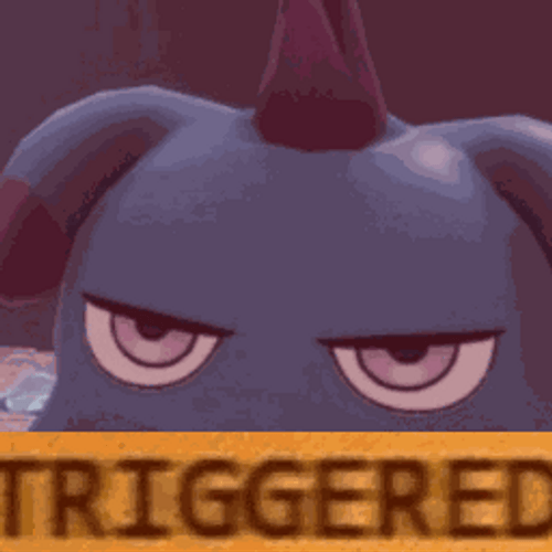 Pal World Triggered Meme GIF