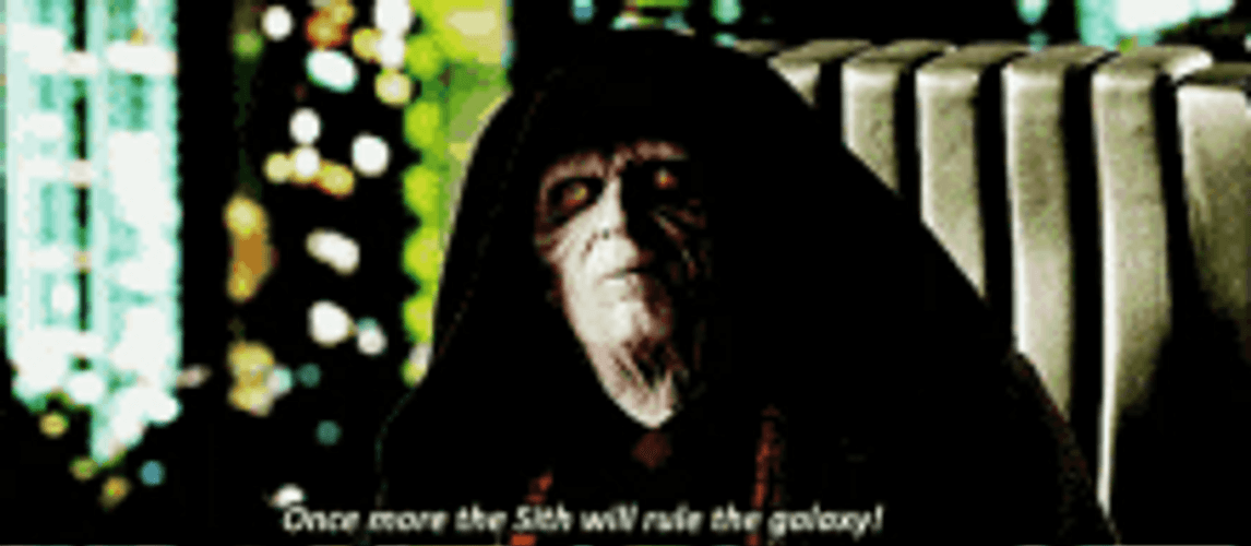 Palpatine Darth Sidious Star Wars GIF