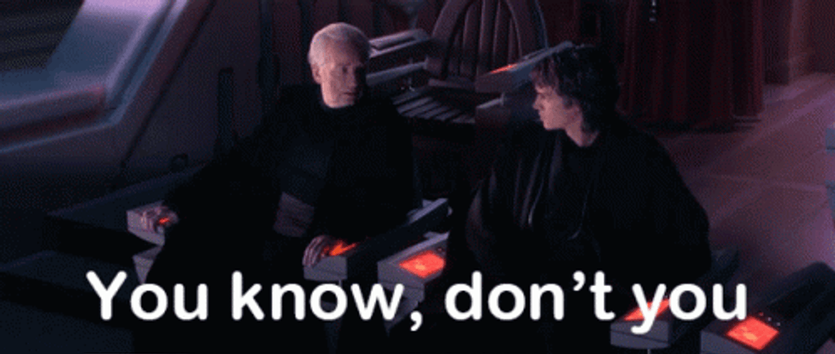 Palpatine With Anakin Skywalker GIF