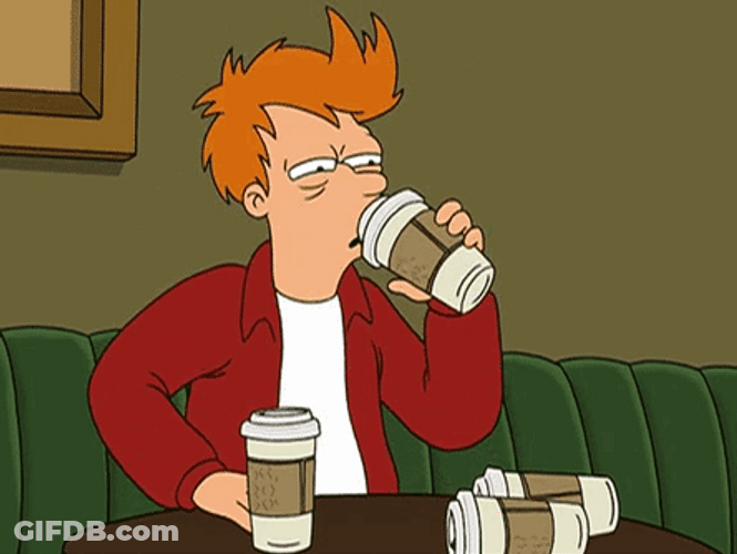 Palpitating While Drinking Coffee GIF