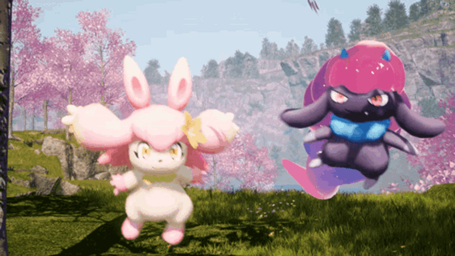 Palworld Flopie Floating Mid Air GIF