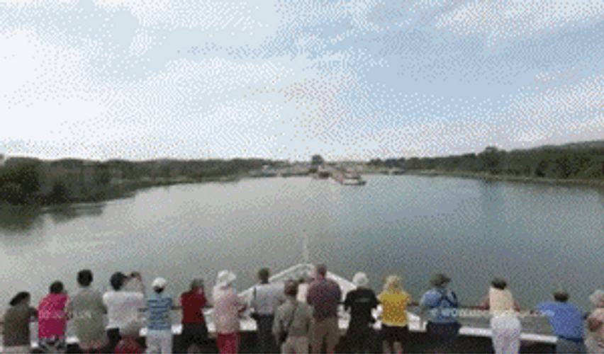 Panama Canal Amazing Scenery GIF