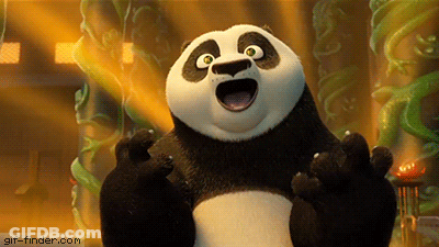 Panda Bear Mouth Wide Open GIF