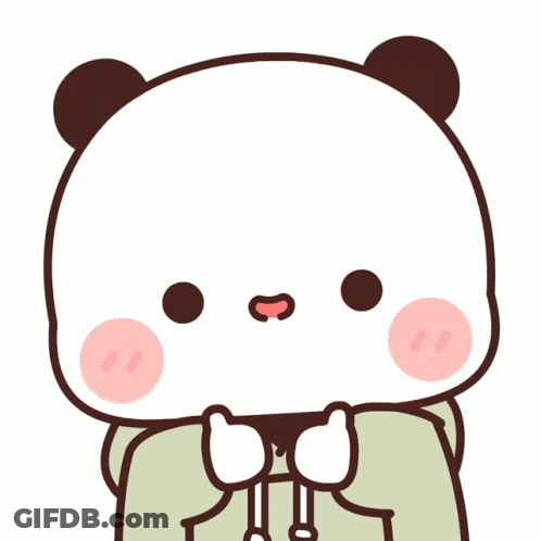 Panda Bear Wearing Hoodie GIF