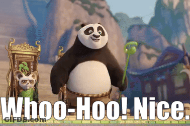 Panda Bears With Whoo-Hoo Nice GIF