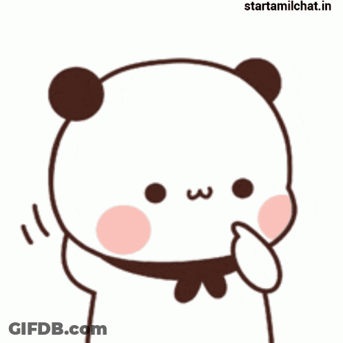 Panda Covering Mouth GIF