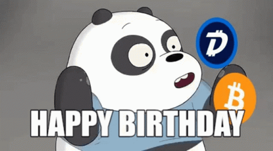Panda Happy Birthday Meme GIF