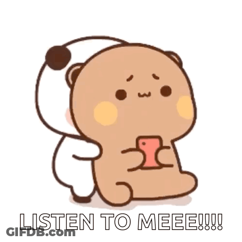 Panda Hugging Panda Holding Phone GIF