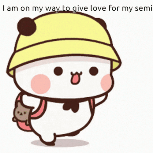 Panda I'm Coming To Give Love GIF