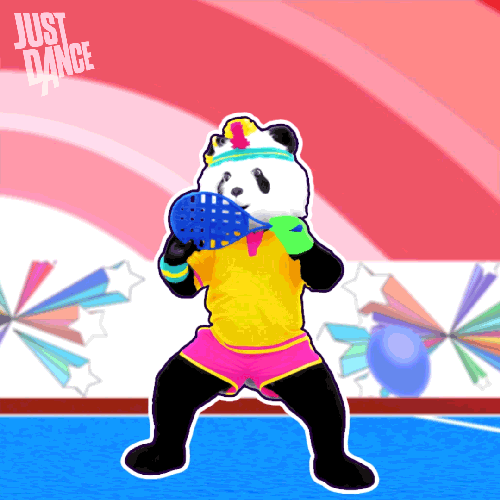 Panda Just Dance Workout GIF
