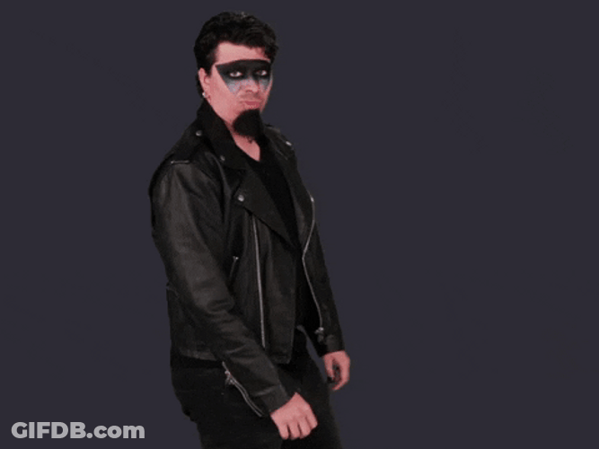 Panda Man Says Sup GIF