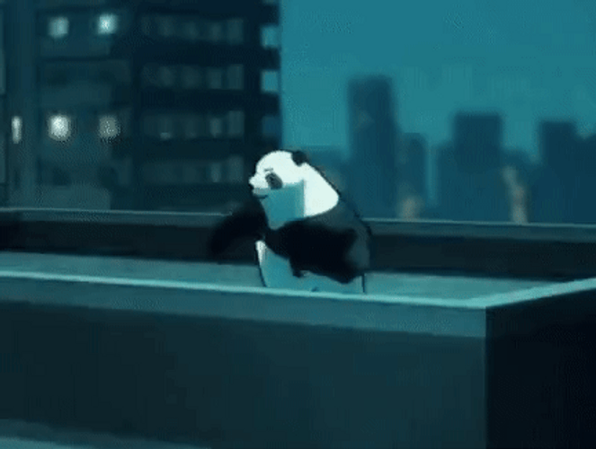 Panda Parkour Jujutsu Kaisen GIF