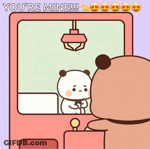Panda Playing Game Saying You Re Mine GIF