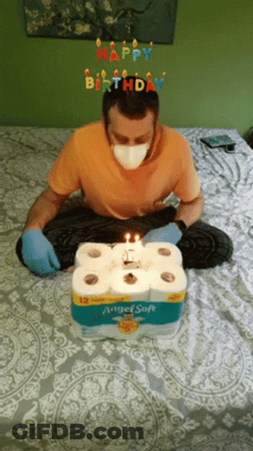 Pandemic Happy Birthday GIF