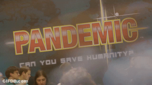 Pandemic Poster World Map GIF