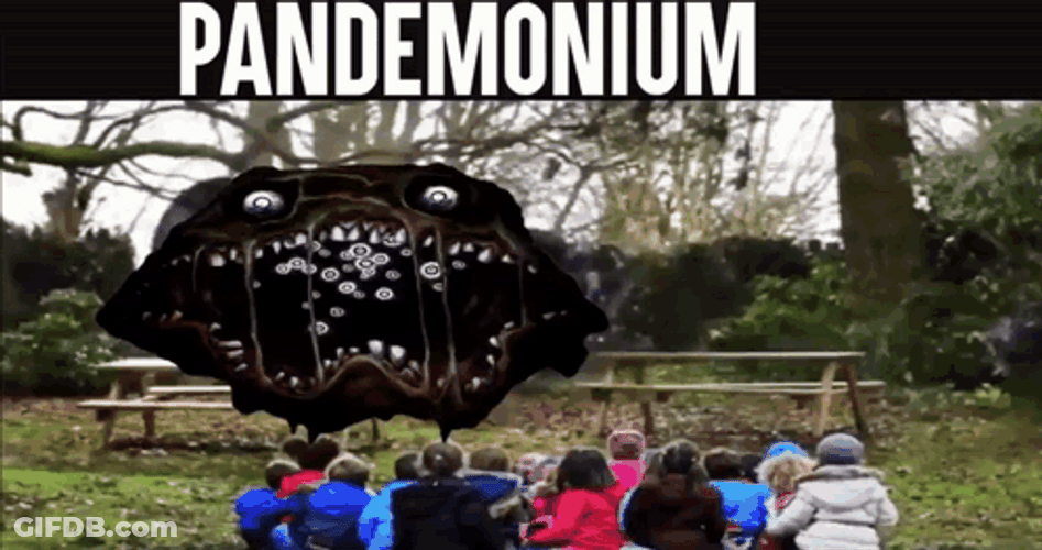 Pandemonium Kid Car Crash GIF